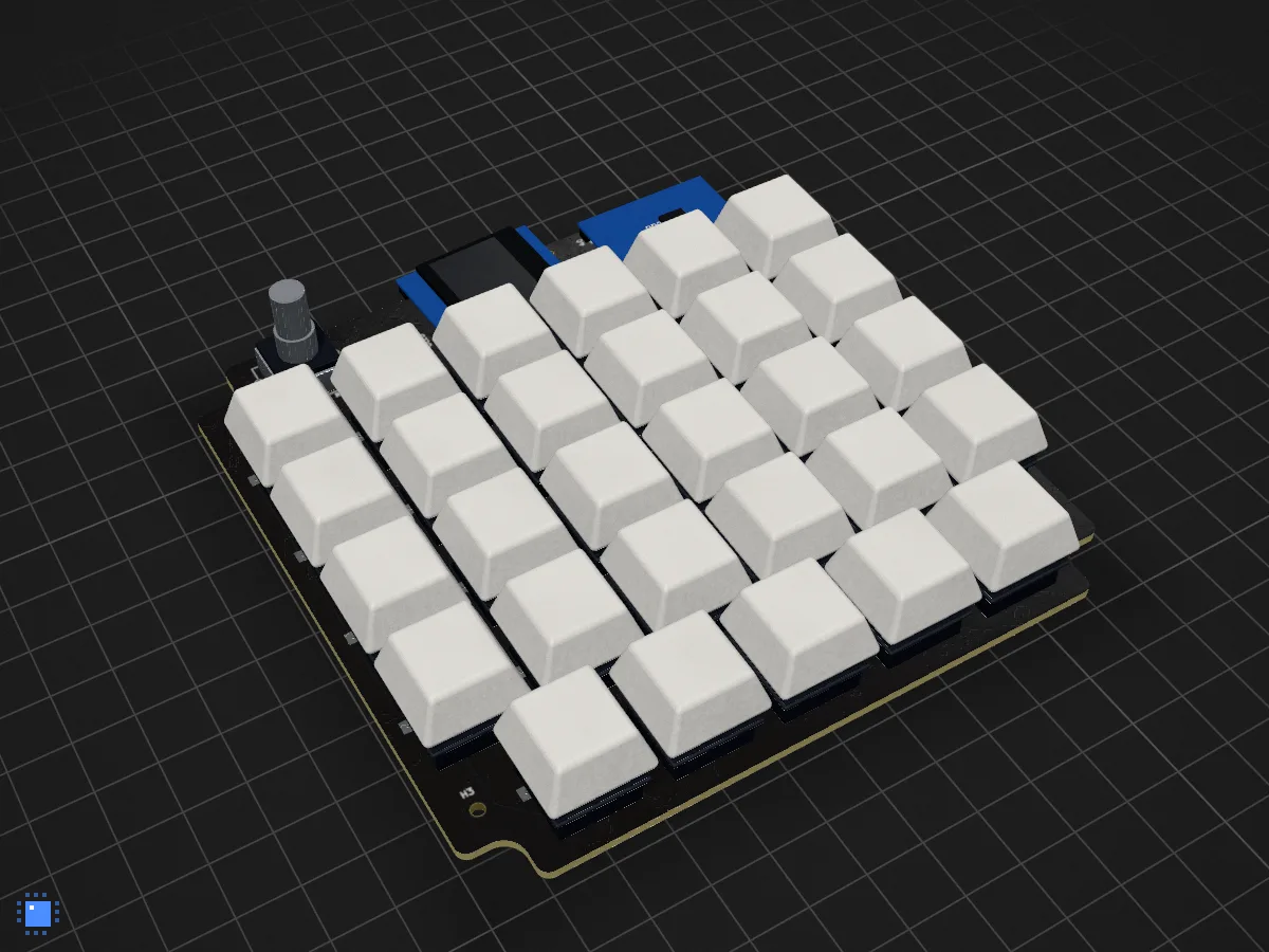 YUIOP: yuiop29re, drawn in 3D by PCBKit