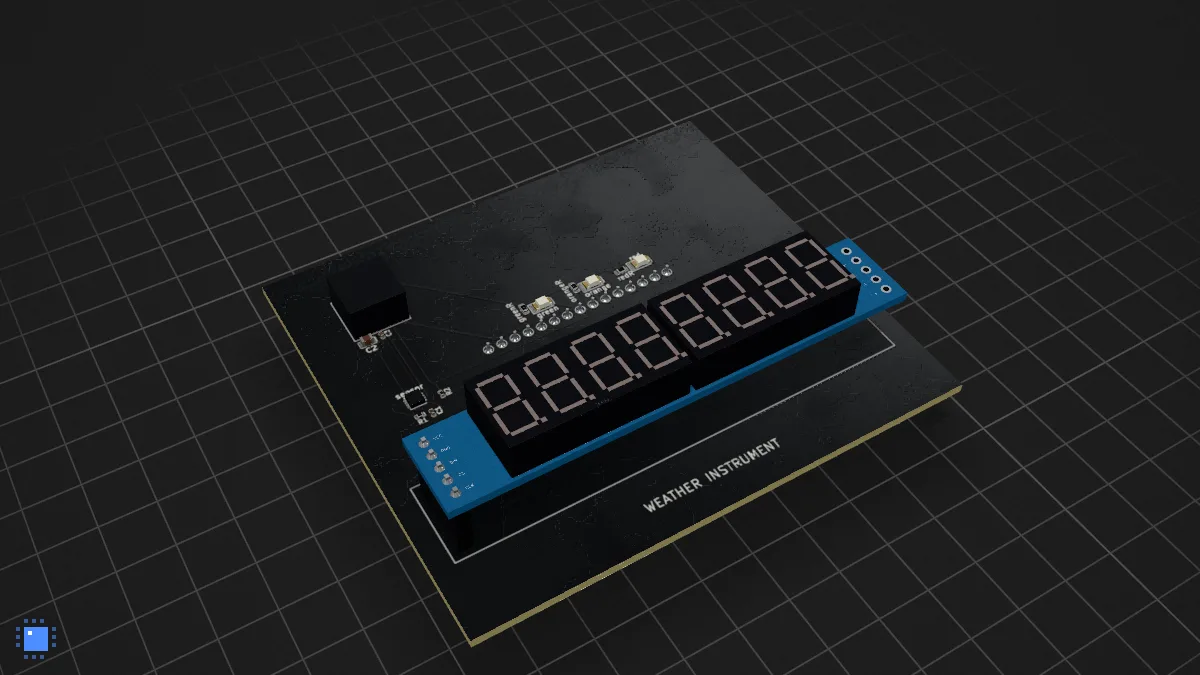 Air quality meter in PCBKit